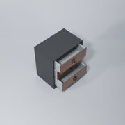 Emporio Black Nightstand - Gate FurnitureNightstand