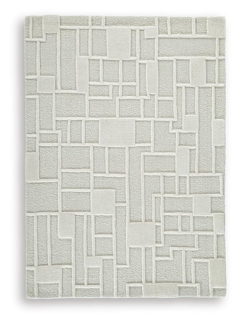 Empriss Ivory 5' x 7' Area Rug - R407622