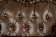 Ensenada Dark Cherry/Brown Chair - FM65003BR-CH