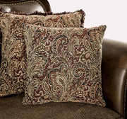 Ensenada Dark Cherry/Brown Loveseat - FM65003BR-LV
