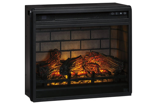 Entertainment Accessories Black Electric Infrared Fireplace Insert - Gate FurnitureFireplace