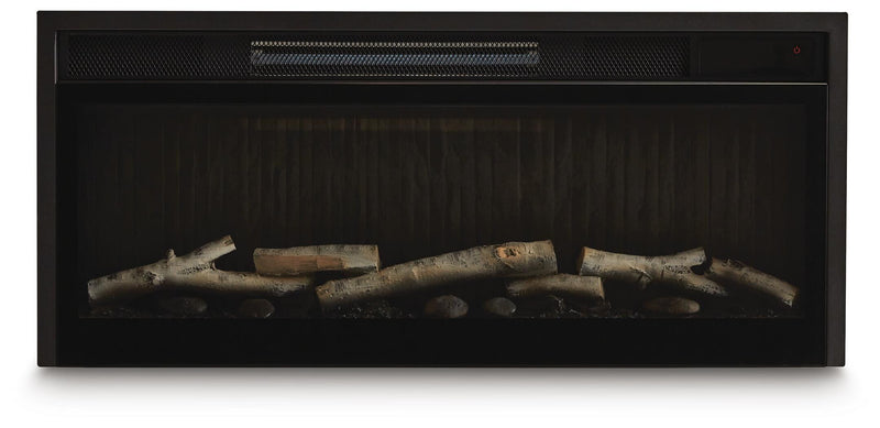 Entertainment Accessories Black Fireplace Insert - W100-703