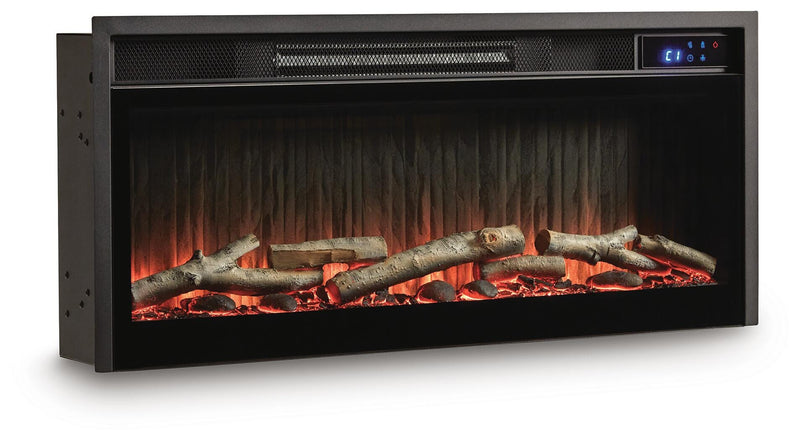 Entertainment Accessories Black Fireplace Insert - W100-703