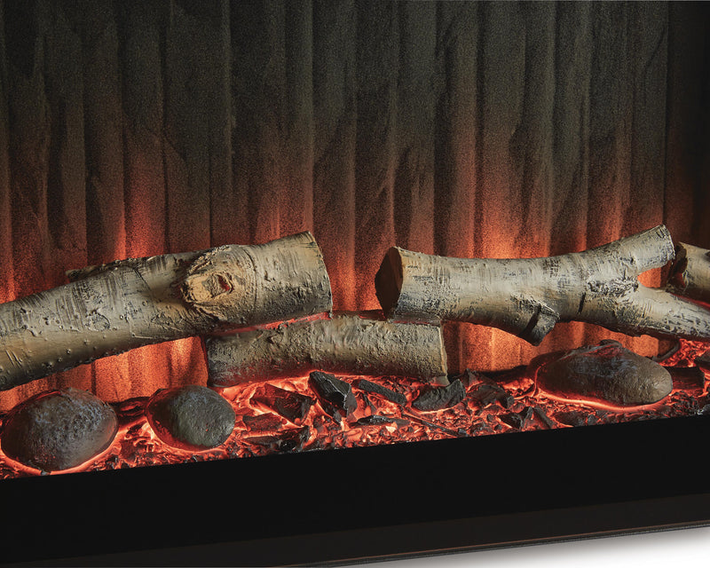 Entertainment Accessories Black Fireplace Insert - W100-703