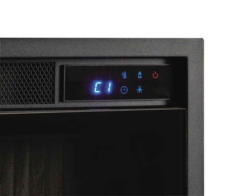 Entertainment Accessories Black Fireplace Insert - W100-703