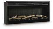 Entertainment Accessories Black Fireplace Insert - W100-703