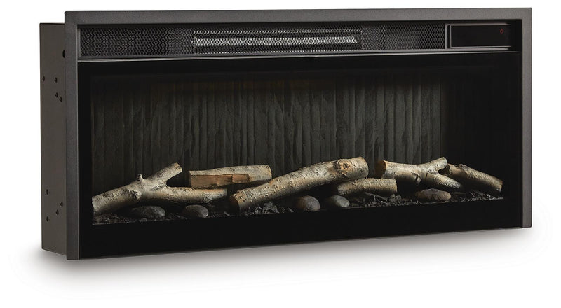 Entertainment Accessories Black Fireplace Insert - W100-703