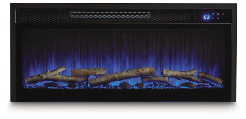 Entertainment Accessories Black Fireplace Insert - W100-703