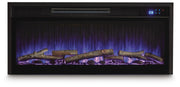Entertainment Accessories Black Fireplace Insert - W100-703