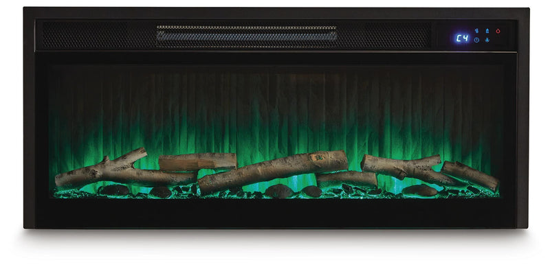Entertainment Accessories Black Fireplace Insert - W100-703