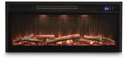 Entertainment Accessories Black Fireplace Insert - W100-703