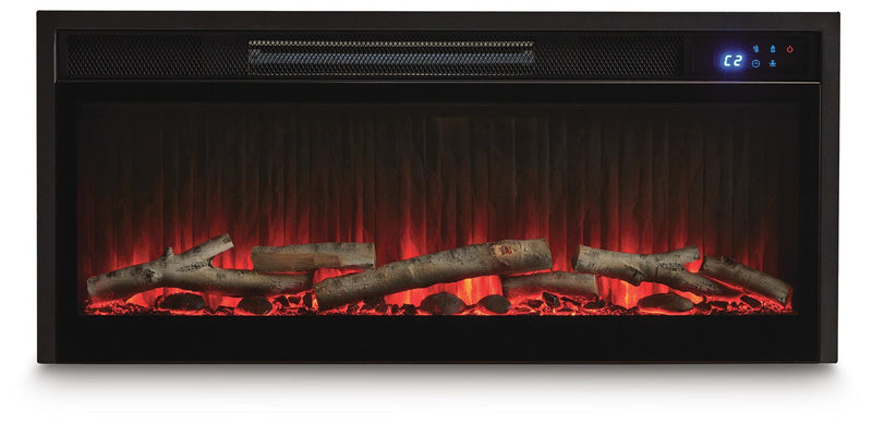 Entertainment Accessories Black Fireplace Insert - W100-703