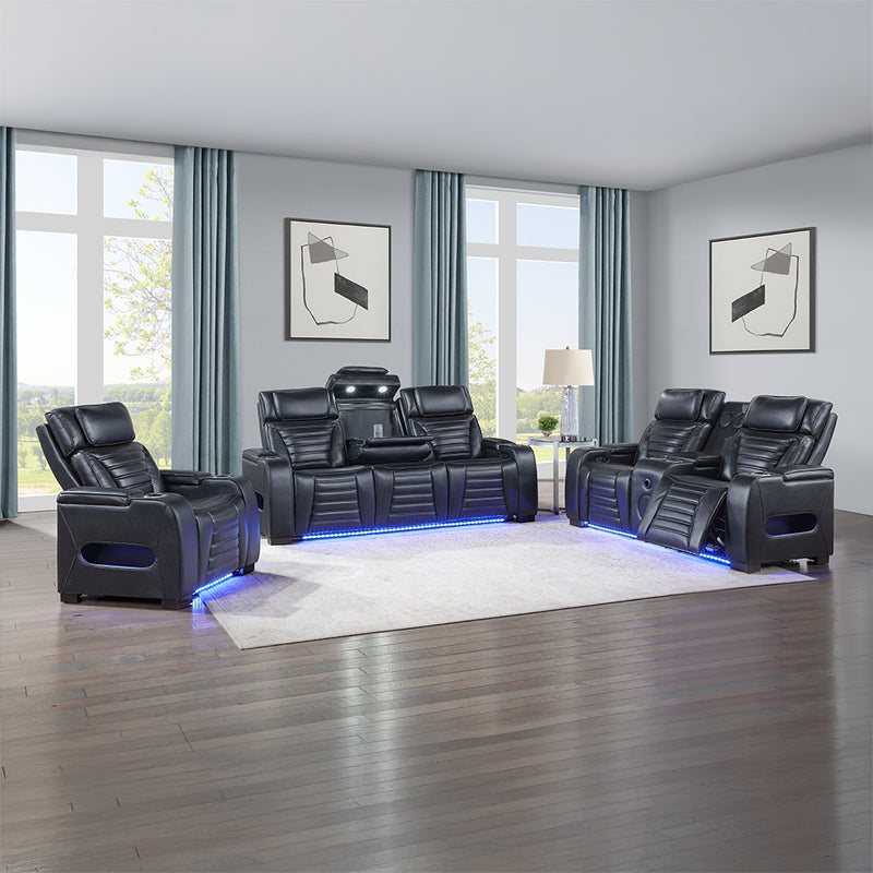 Ephron Power Motion Recliner W/Power Headrest & LED - LV06082