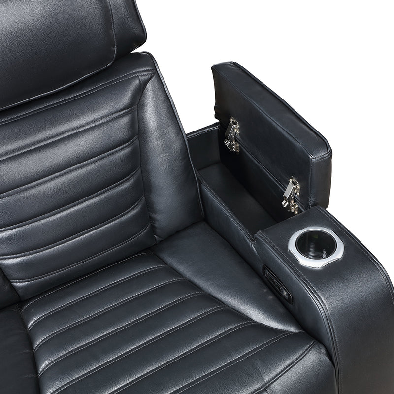 Ephron Power Motion Recliner W/Power Headrest & LED - LV06082