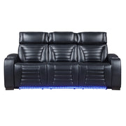 Ephron Power Motion Sofa W/Dropdown Table, Wireless Charging, Reading Light, Power Headrests & LED - LV06080