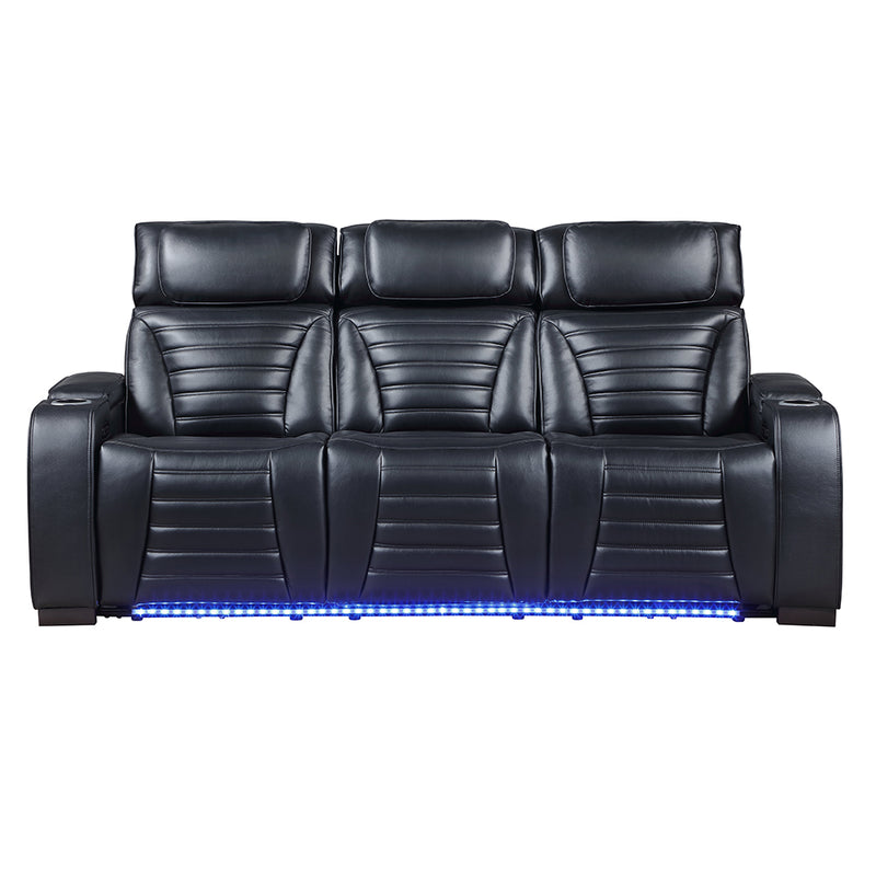 Ephron Power Motion Sofa W/Dropdown Table, Wireless Charging, Reading Light, Power Headrests & LED - LV06080