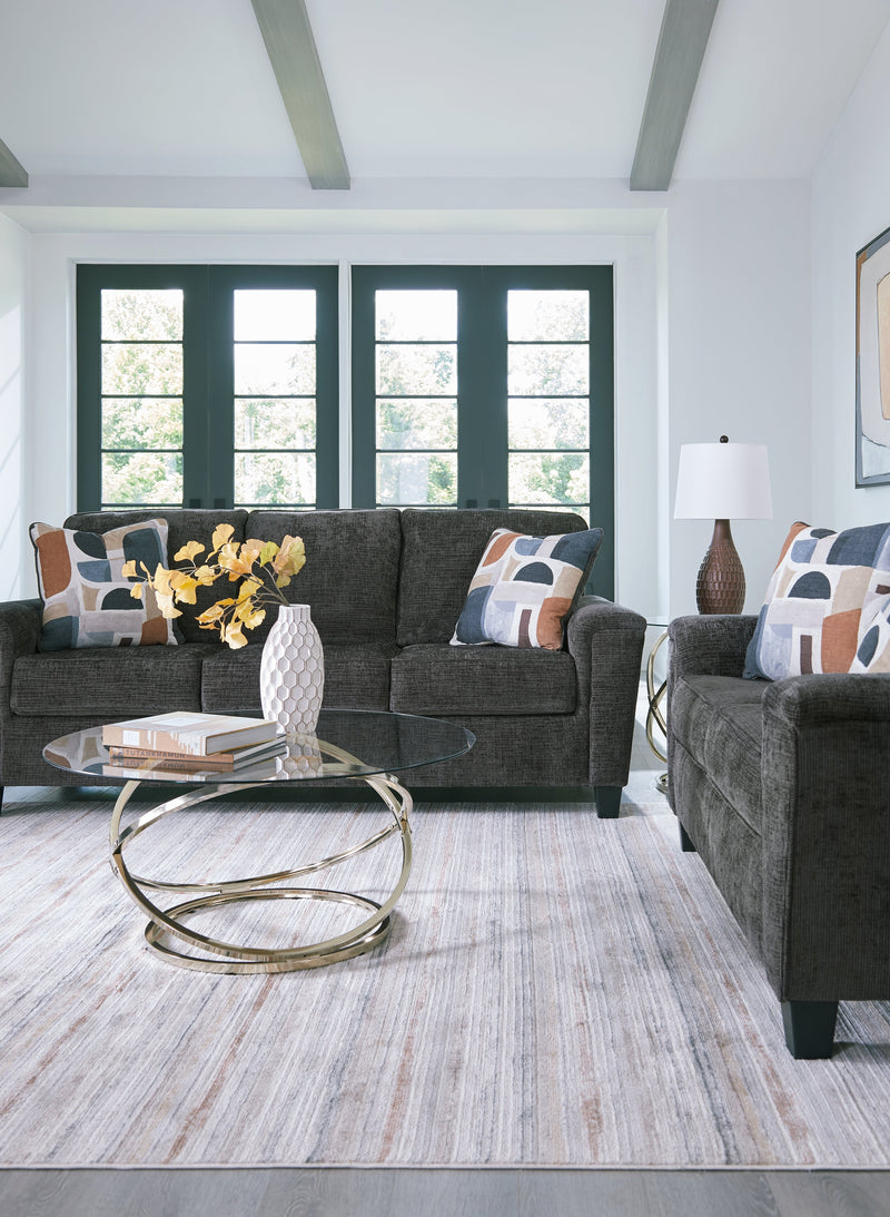 Erinslane Sofa and Loveseat in Dusk from Ashley - Luna Furniture