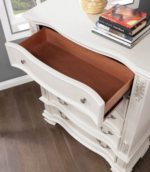 Esparanza Pearl White Chest - CM7478WH-C