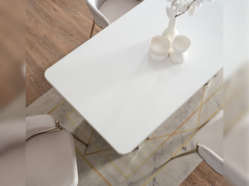 Esperanza Diningroom (Consol With Mirror & Dining Table & 6 Dining Chair) - 200-ELIF-ESP-A232-DT-6-SET