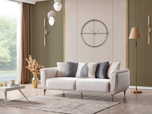 Esperanza Lovesseat Beige in Beige - 200-ESP-DRNBEIGE-2