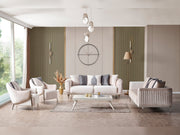Esperanza Lovesseat Beige in Beige - 200-ESP-DRNBEIGE-2