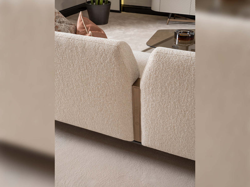 Essenza 4-pieces (2 Sofa &  2 Chair) Livingroom in Cream - 200-GAB-ESS-3311