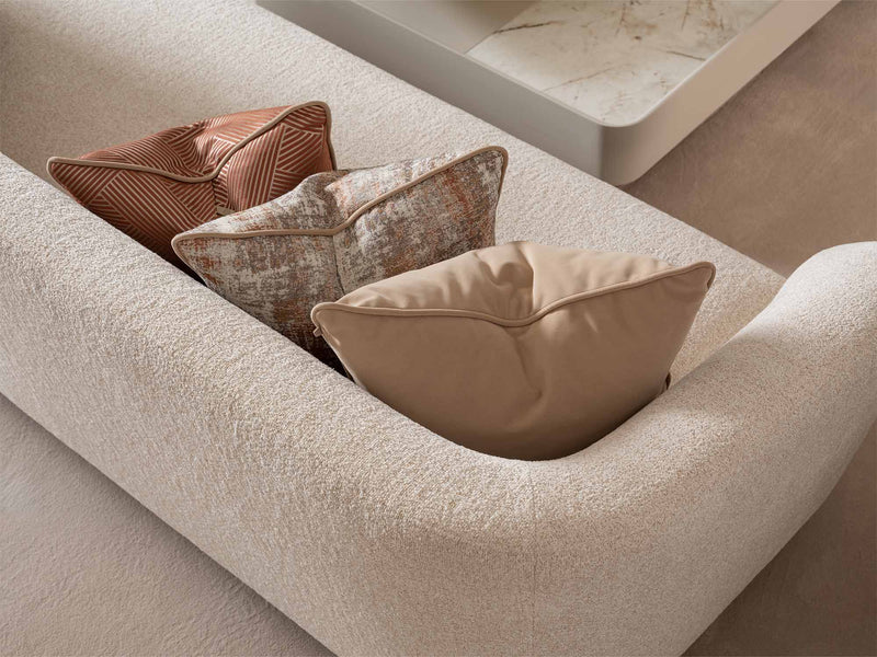 Essenza 4-pieces (2 Sofa &  2 Chair) Livingroom in Cream - 200-GAB-ESS-3311