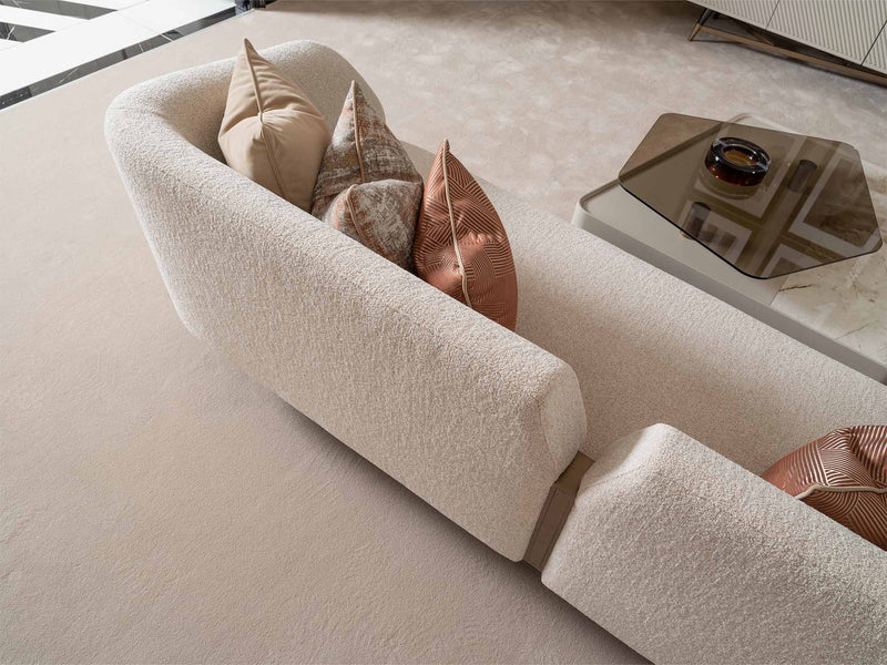 Essenza 4-pieces (2 Sofa &  2 Chair) Livingroom in Cream - 200-GAB-ESS-3311