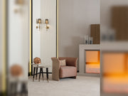 Essenza 4-pieces (2 Sofa &  2 Chair) Livingroom in Cream - 200-GAB-ESS-3311