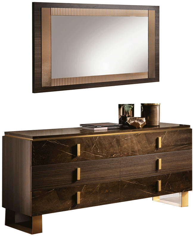Essenza Double Dresser / Mirror SET - p12324