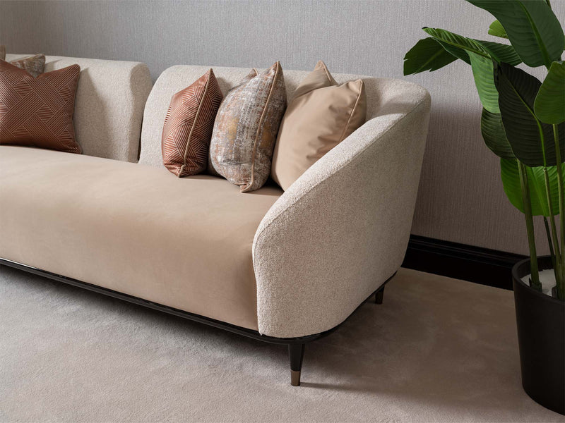 Essenza Stationary Sofa in Cream - 200-GAB-ESS-3