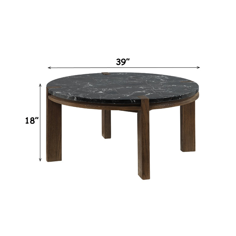 Estella Coffee Table w/Marble Top - LV06885