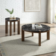 Estella End Table w/Marble Top - LV06886
