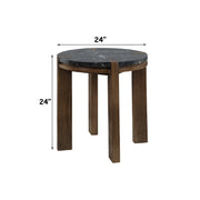 Estella End Table w/Marble Top - LV06886