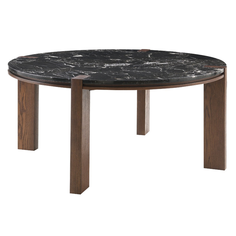 Estella Round Dining Table w/Marble Top - DN06880