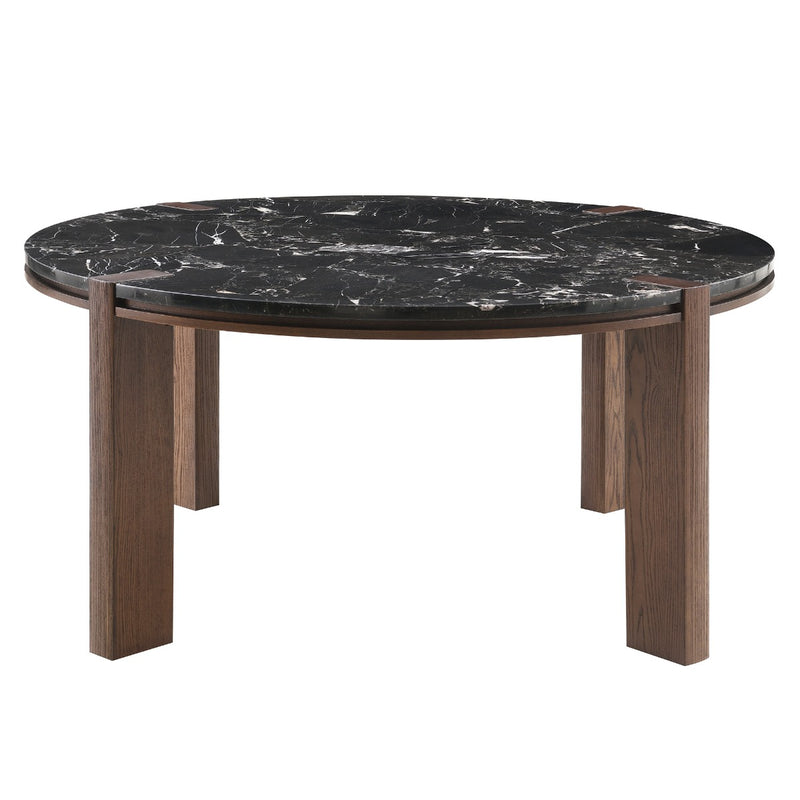 Estella Round Dining Table w/Marble Top - DN06880