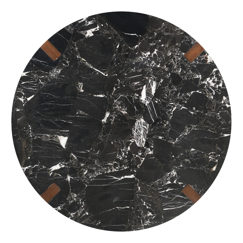 Estella Round Dining Table w/Marble Top - DN06880