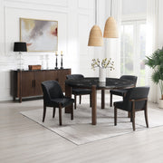 Estella Round Dining Table w/Marble Top - DN06880