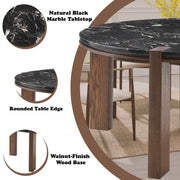 Estella Round Dining Table w/Marble Top - DN06880
