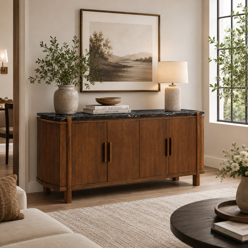 Estella Server w/Marble Top - DN06878