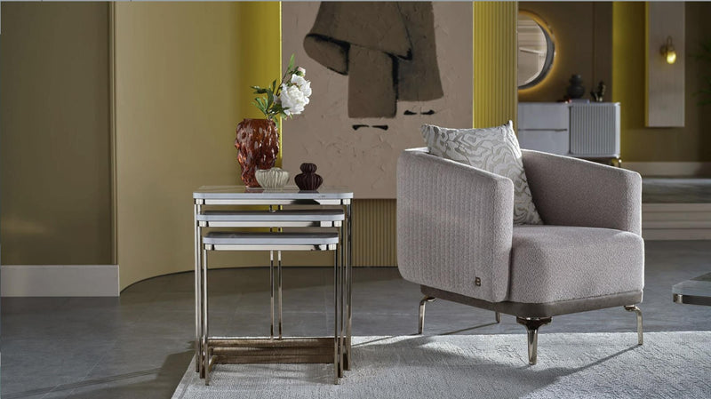 Estella Sofa (Mondero Cream) - 20ETE3D00400001