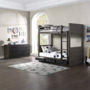 Estevon Twin/Twin Bunk Bed W/Storage - BD00613