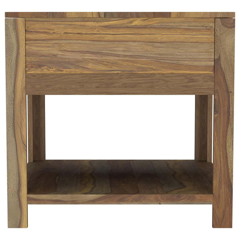 Esther 3-Piece Solid Sheesham Coffee and End Table Set Natural - 723888-S3