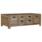 Esther 3-Piece Solid Sheesham Coffee and End Table Set Natural - 723888-S3