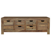 Esther 3-Piece Solid Sheesham Coffee and End Table Set Natural - 723888-S3