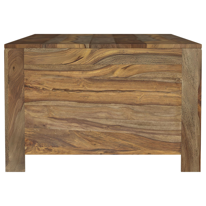 Esther 3-Piece Solid Sheesham Coffee and End Table Set Natural - 723888-S3