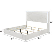 Esther Eastern King Bed w/LED - BD05881EK