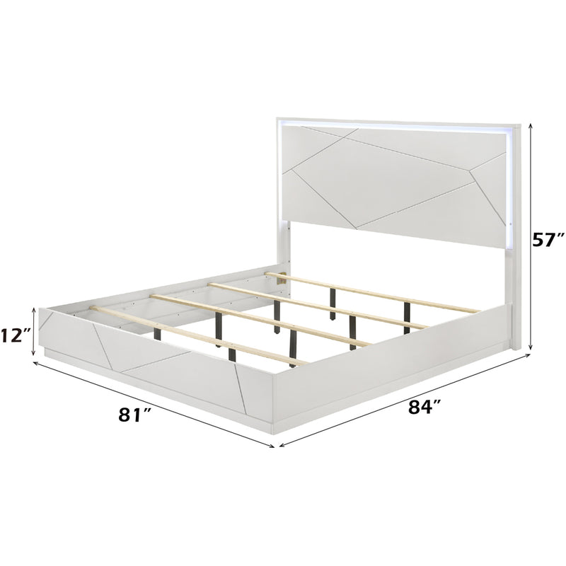 Esther Eastern King Bed w/LED - BD05881EK