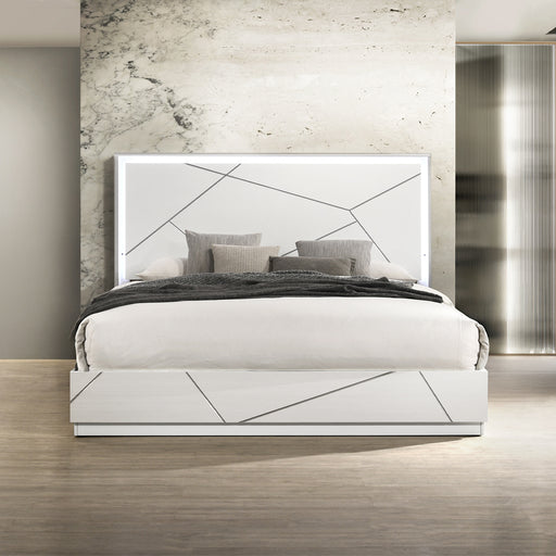 Esther Queen Bed w/LED - BD05882Q