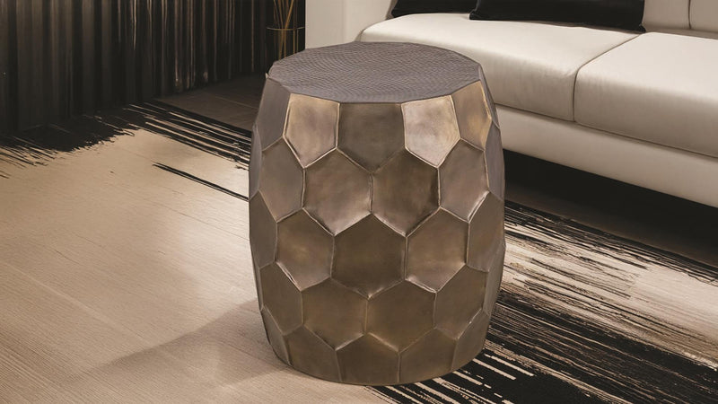 ET-101-25-18 END Table Gold - ET-101-25-18 END Table Gold
